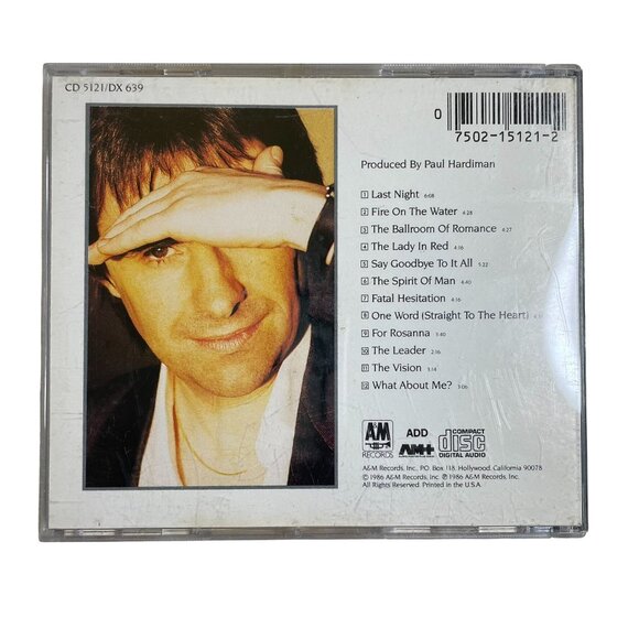 Chris De Burgh Into The Light Pop Rock Audio Music CD 1986 u 12 Tracks - Picture 2 of 3